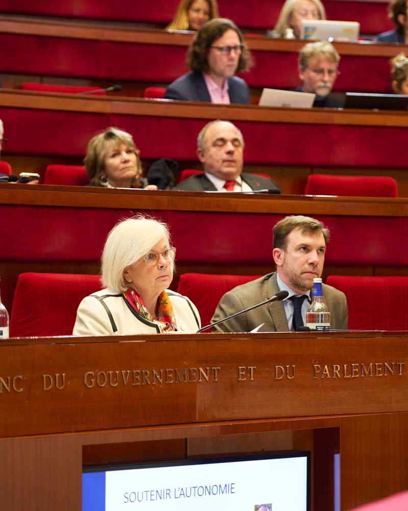 Catherine Vautrin Séance plénière CESE : Soutenir l'autonomie, les besoins et leurs financements