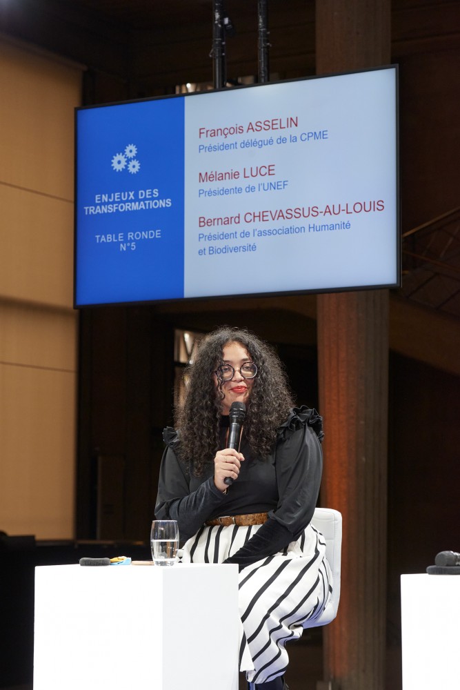 Mélanie LUCE (Présidente de l'UNEF)