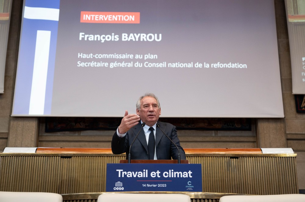 François Bayrou, Haut-commissaire au plan et secrétaire général du Conseil national de la Refondation, conclut la matinée.