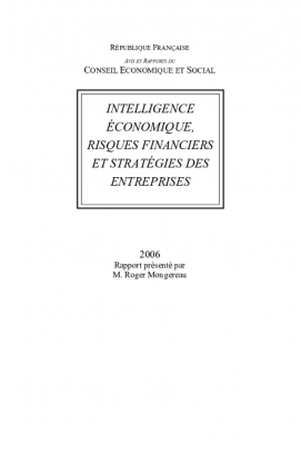 Intelligence économique, risques financiers et stratégies des entreprises
