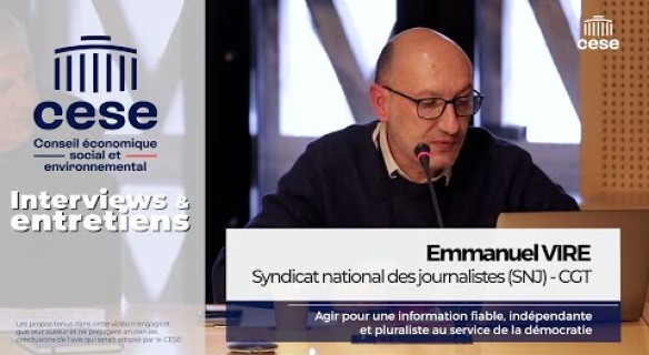 Emmanuel Vire (SNJ - CGT) - Pour une information fiable & indépendante
