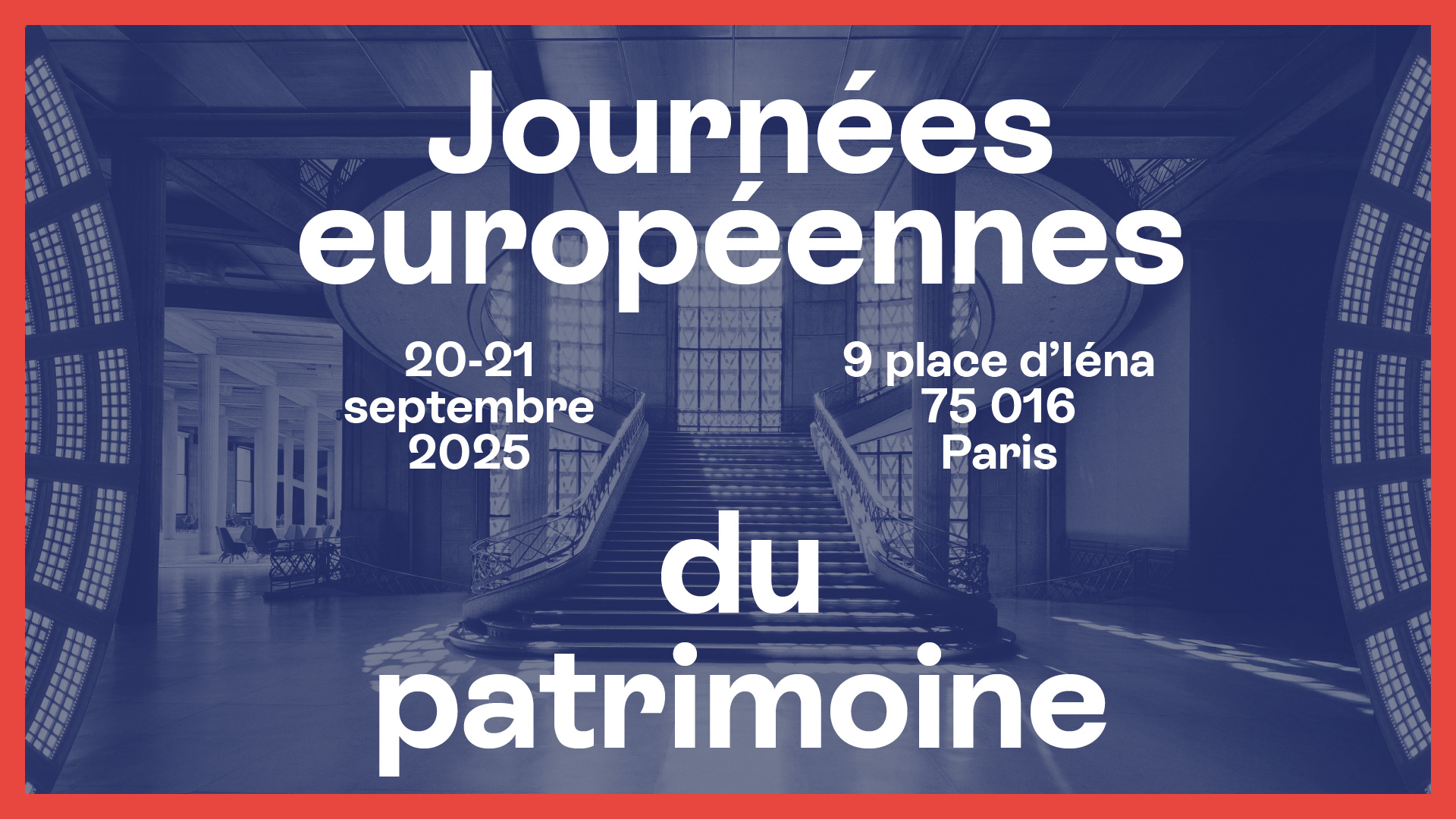Visuel des Journées européennes du Patrimoine 2025