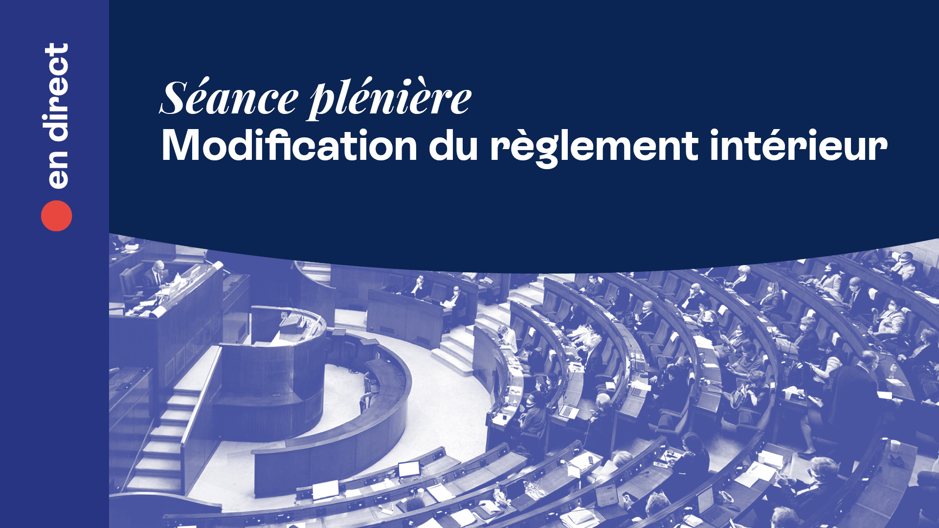 Modification du règlement intérieur
