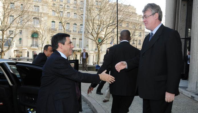 Visite de François Fillon lors de la plénière du 22 février 2011