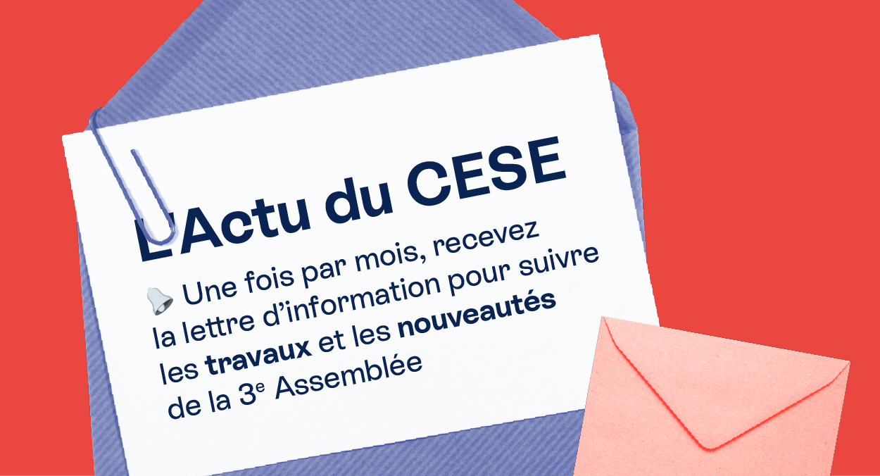 Inscription à la lettre d'information du CESE