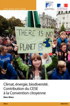 Climat, énergie, biodiversité. Contribution du CESE à la Convention citoyenne
