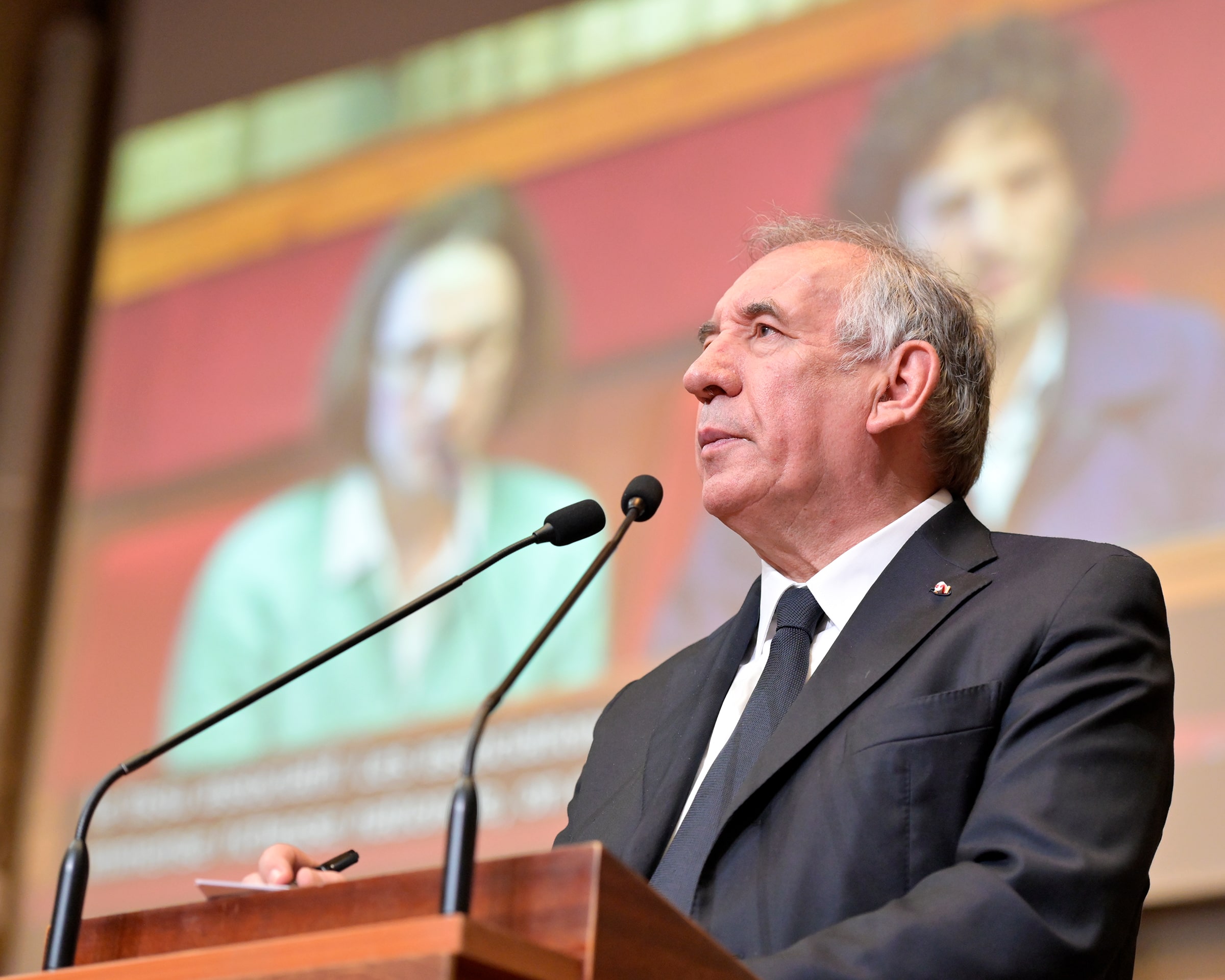 François Bayrou lors de son discours