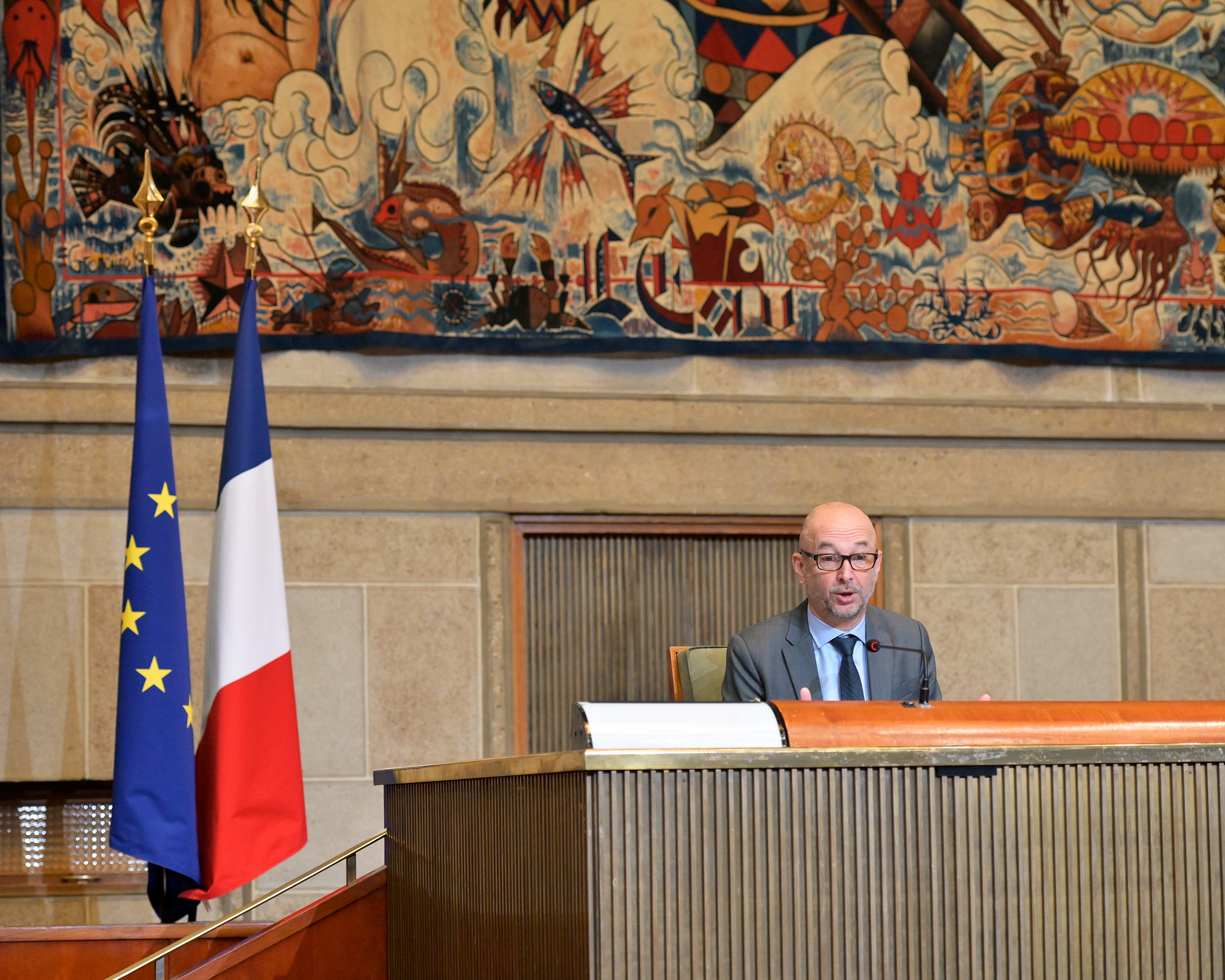 Thierry Beaudet lors de son discours