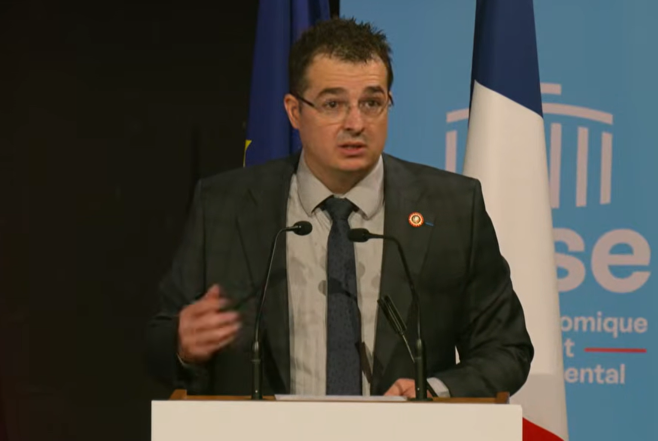 Sylvain Boucherand pendant son intervention