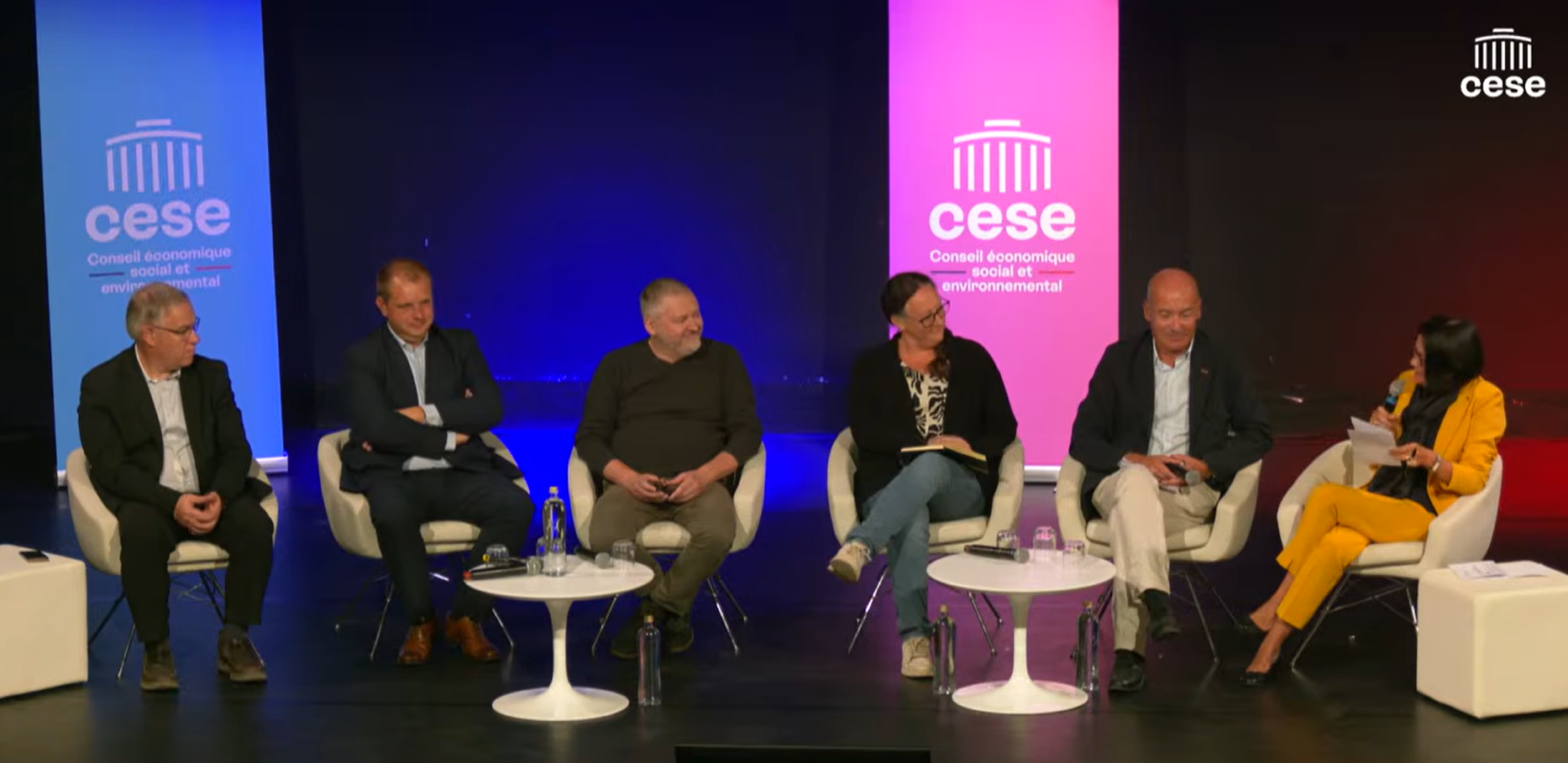 Les intervenants de la table ronde