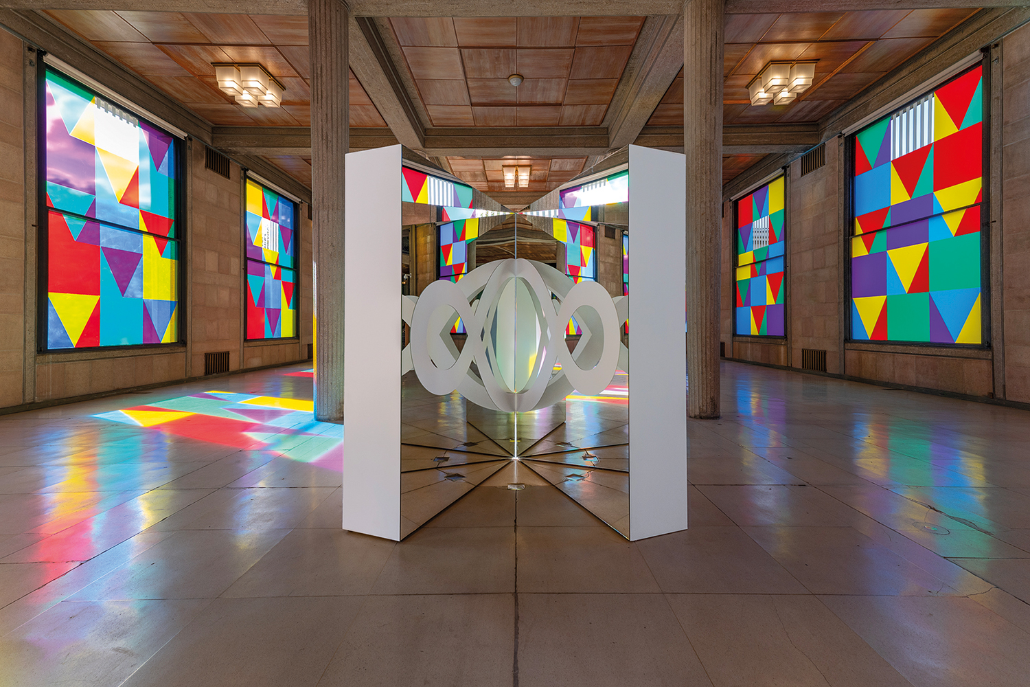 Exposition de Daniel Buren et&nbsp;Michelangelo Pistoletto