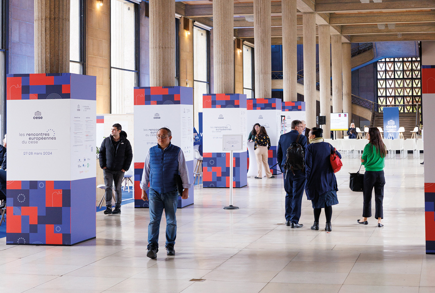 La salle hypostyle pendant les Rencontres européennes