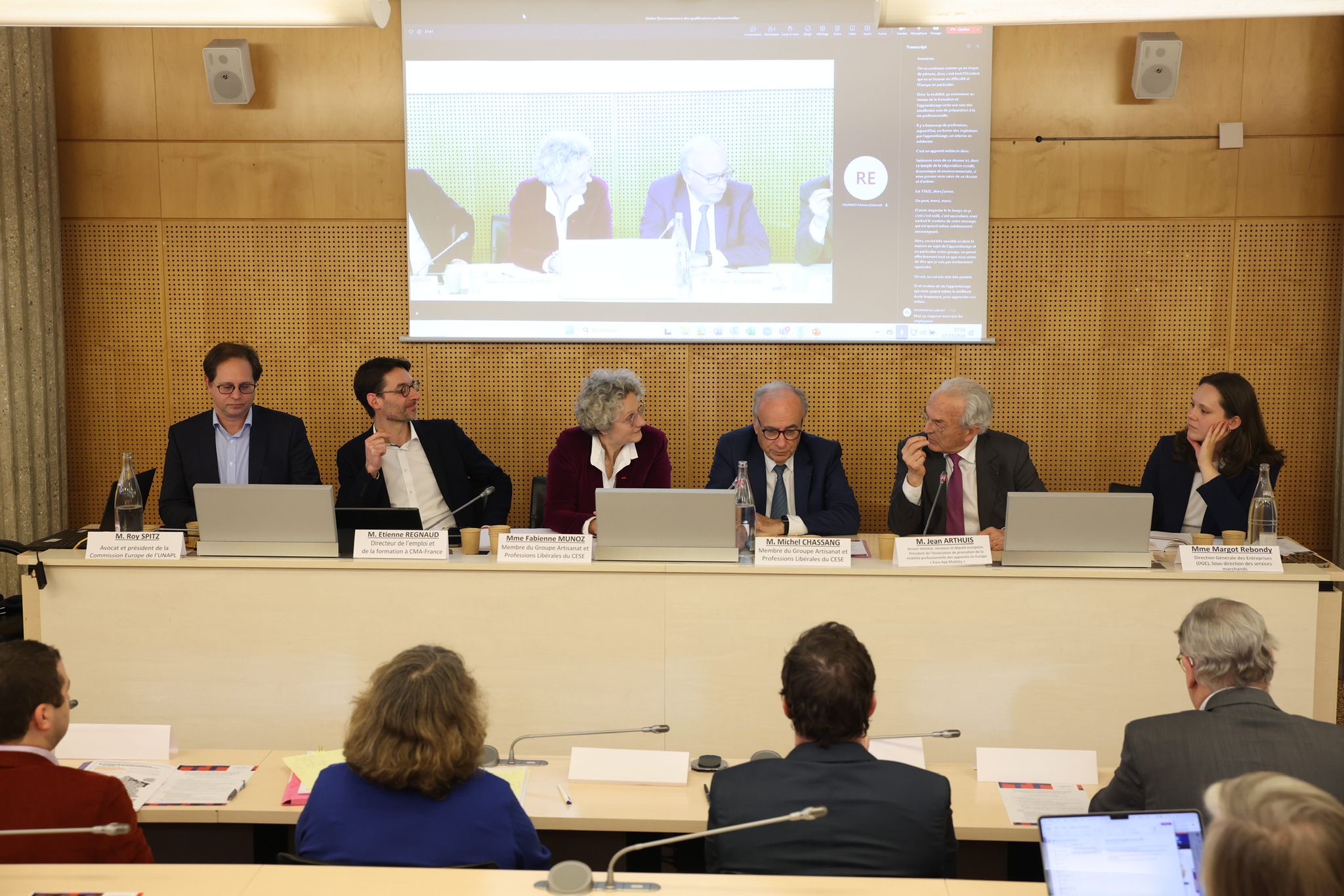 Atelier des groupes rencontres européennes du CESE
