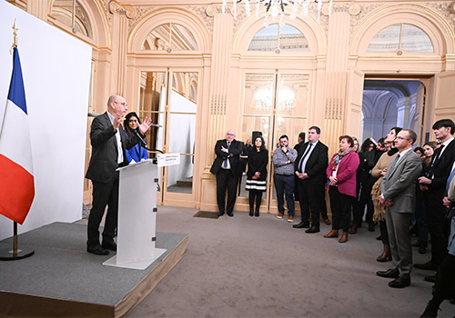 T. Beaudet au lancement du 4e plan d'action pour PGO