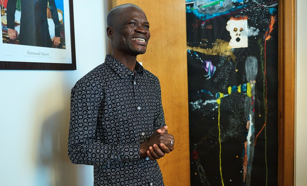 L'artiste Thierry Oussou
