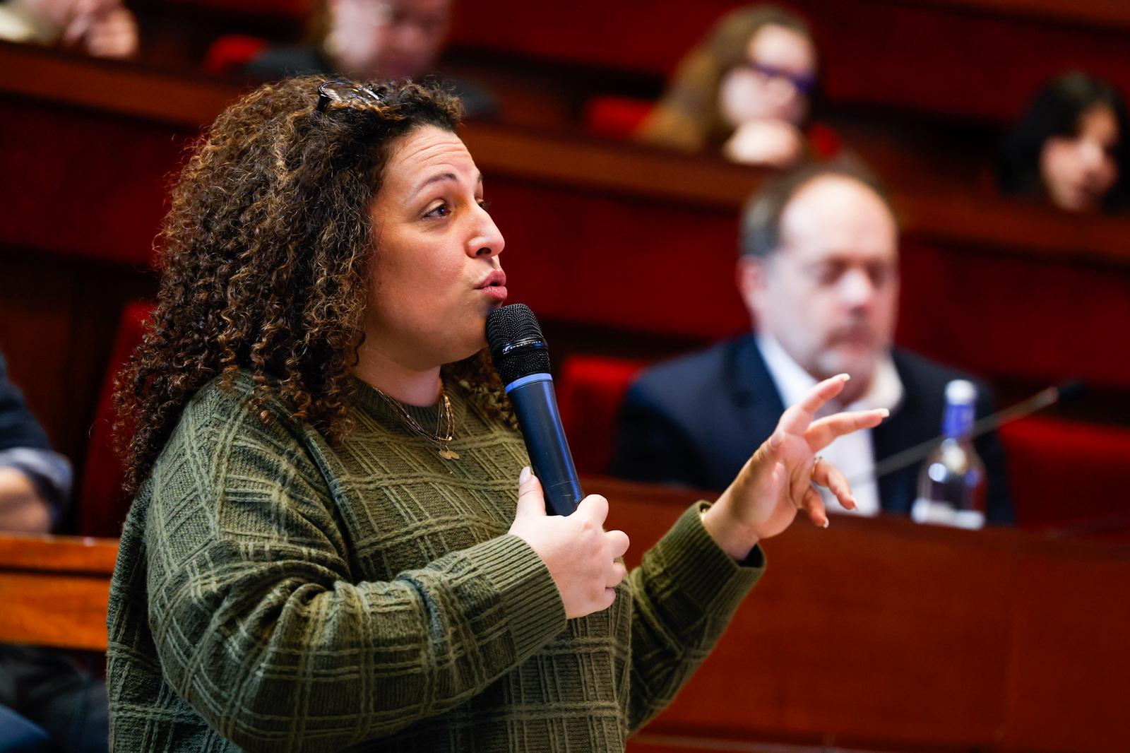 Nora Hamadi a animé les debats