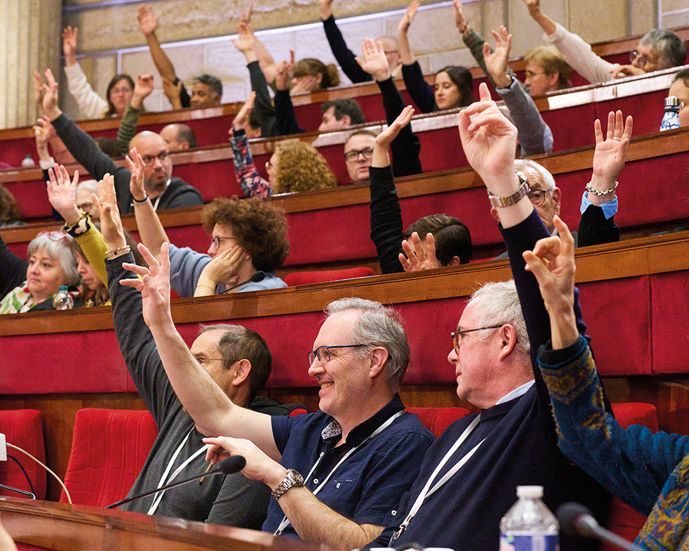 Un vote citoyen lors de la Convention citoyenne sur la fin de vie