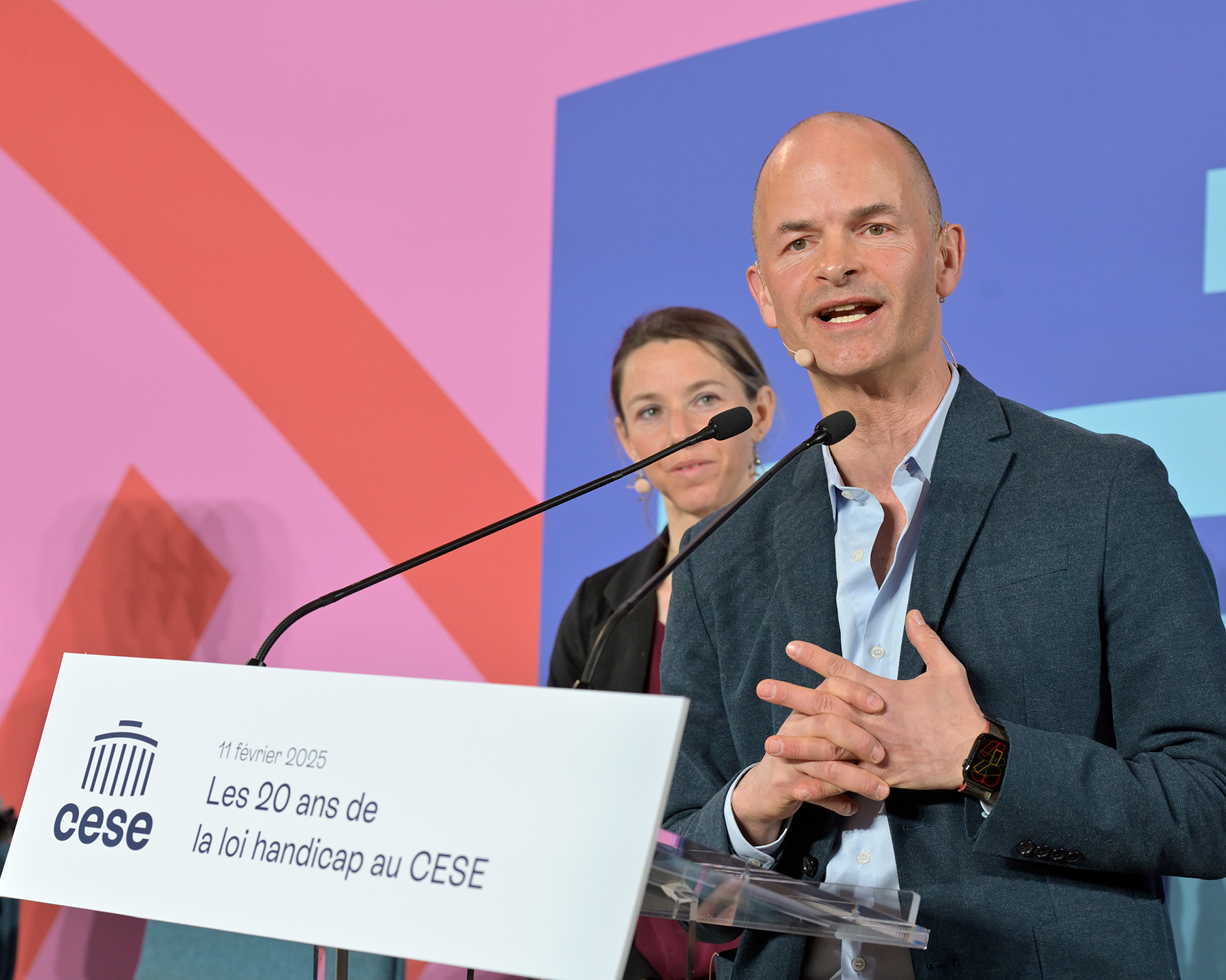 Jérémie Boroy lors de son intervention