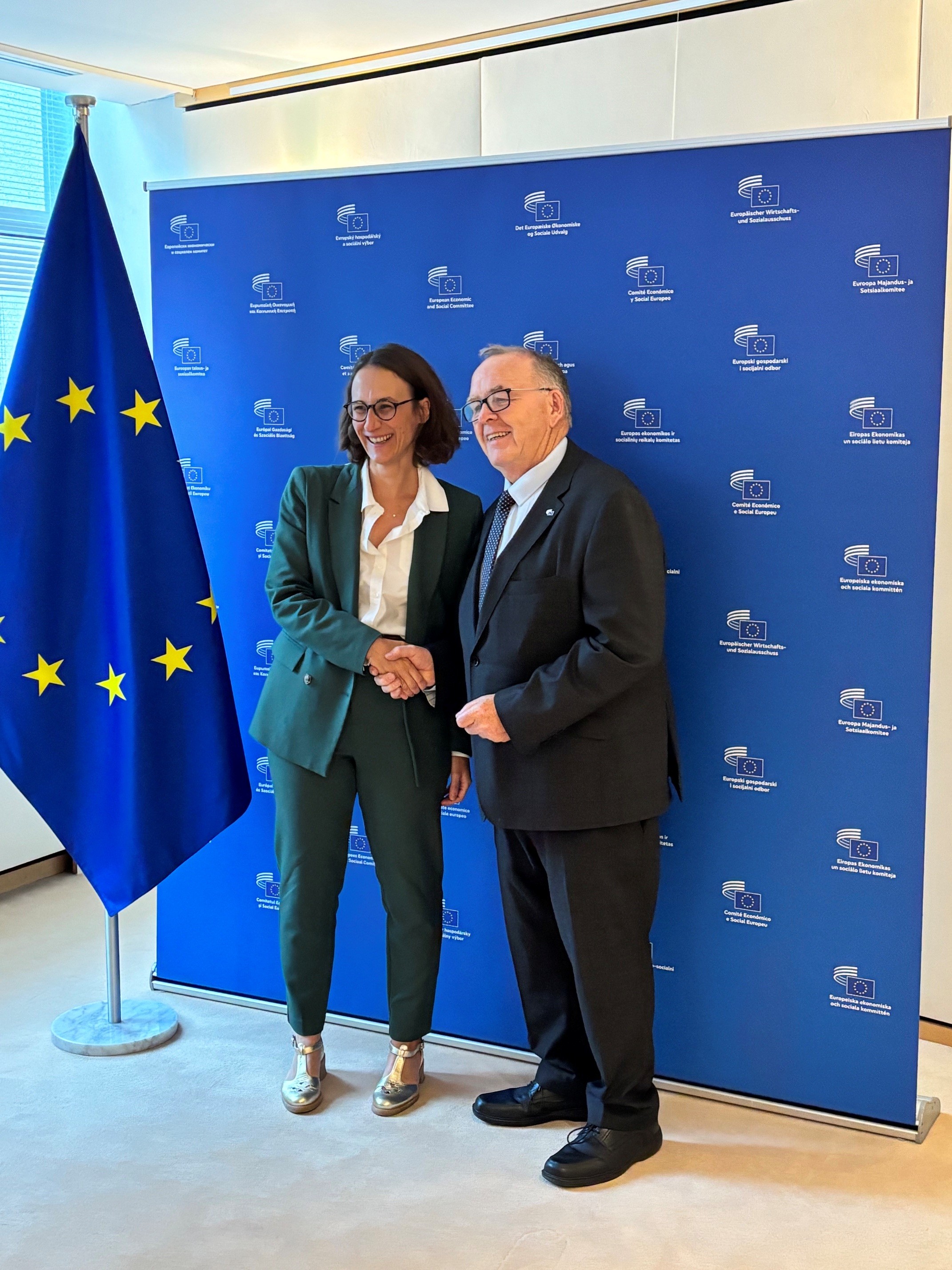 Claire Thoury et Séamus Boland
