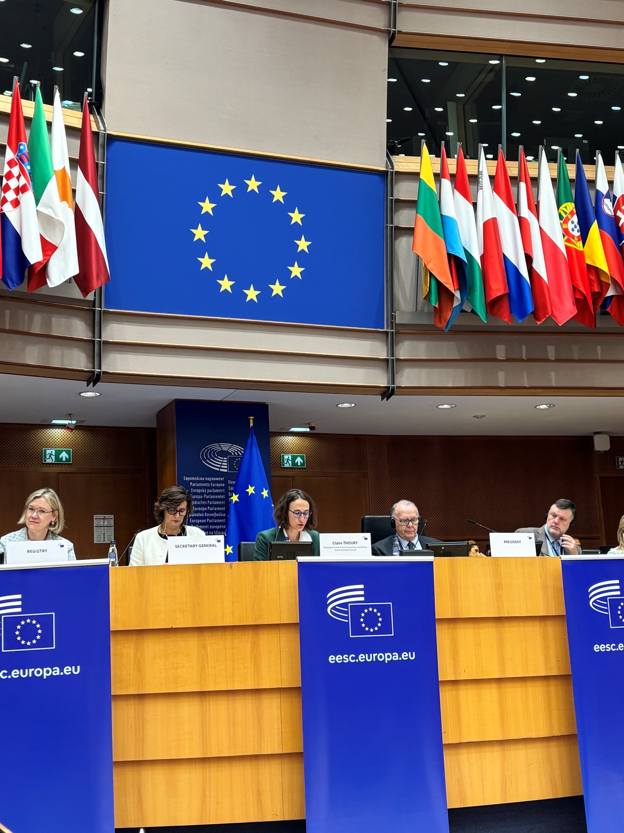 discoours Claire Thoury devant le comité économique social européen