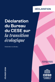 Déclaration du Bureau du CESE sur la transition écologique