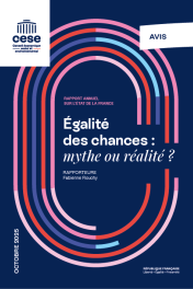 Egalité des chances : mythe ou réalité ? - Rapport annuel sur l’état de la France en 2025