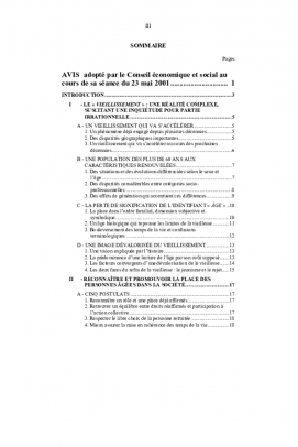 Les personnes agées dans la société