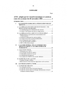 Les négociations commerciales multilatérales : le cas des services
