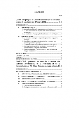Pluridisciplinarité et synergies : une nécessité pour la recherche