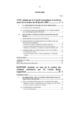 Les relations entre l'Union européenne et le mercosur