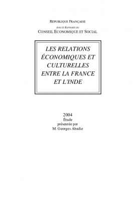 Les relations économiques et culturelles entre la France et l'Inde