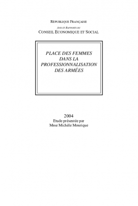 Place des femmes dans la professionnalisation des armées