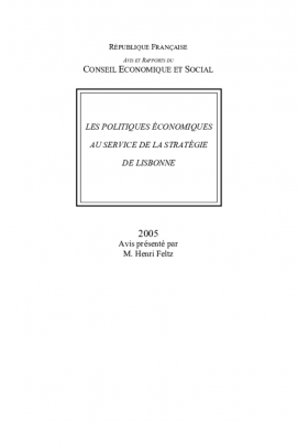 Les politiques économiques au service de la stratégie de Lisbonne