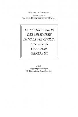 La reconversion des militaires dans la vie civile : le cas des officiers généraux