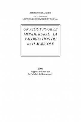 Un atout pour le monde rural : la valorisation du bâti agricole