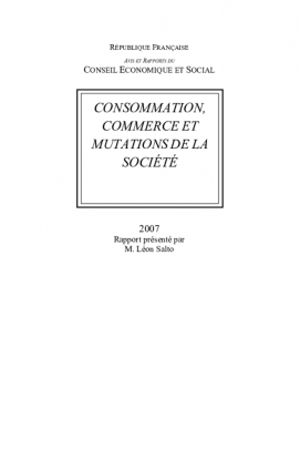Consommation, commerce et mutations de la société