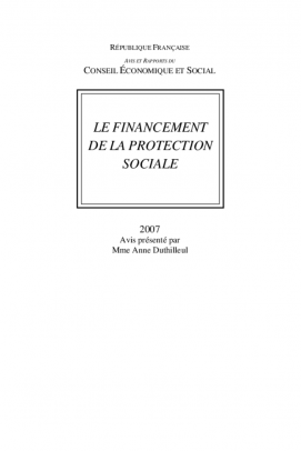Le financement de la protection sociale