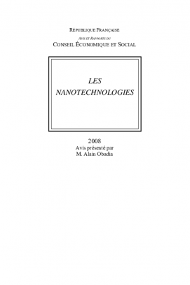 Les nanotechnologies