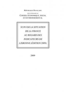 Suivi de la situation de la France au regard des indicateurs de Lisbonne