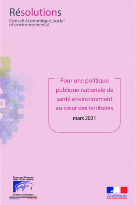 Pour une politique nationale de santé environnement au coeur des territoires