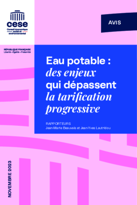 Eau potable : des enjeux qui dépassent la tarification progressive