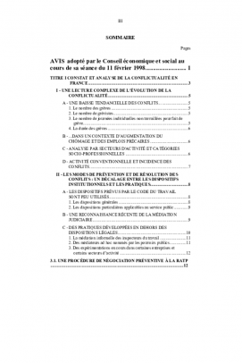 Prévention et résolution des conflits du travail