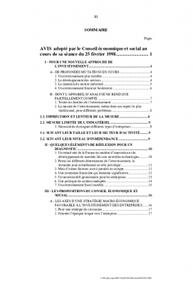 L'investissement des entreprises