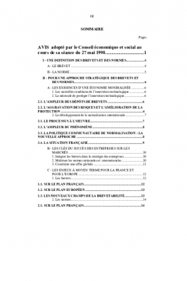Le rôle des brevets et des normes dans l'innovation et l'emploi