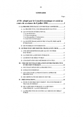 Prospective, débat, décision publique