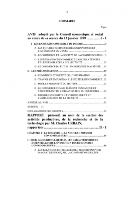 Quel commerce demain ?