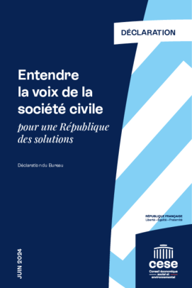 Entendre la voix de la société civile pour une République des solutions