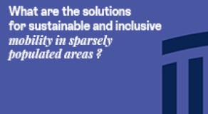 What are the solutions for  sustainable and inclusive mobility  in sparsely populated areas ?