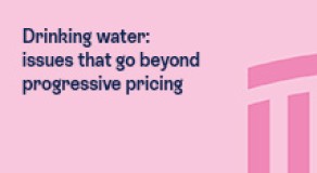 Drinking water:  issues that go beyond  progressive pricing