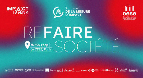 Visuel de l'édition 2025 du Sommet de la Mesure d'Impact